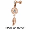 Dream Catcher Shaped Upper Ear Dangling Charms TIPBD-201