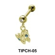 Stone Set Butterfly Upper Ear Charms TIPCH-05