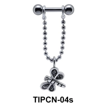 Dangling Butterfly Upper Ear Piercing TIPCN-04s