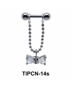 Bow Stone Dangling Helix Chain TIPCN-14s