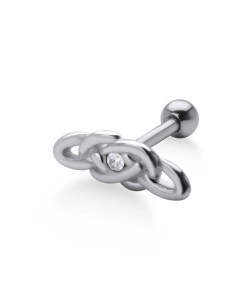 Stone Set Cute Design Helix Piercing TIP-363