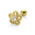 Ropy Flower Helix Ear Piercing TIP-370