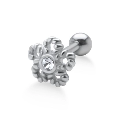 Ropy Flower Helix Ear Piercing TIP-370