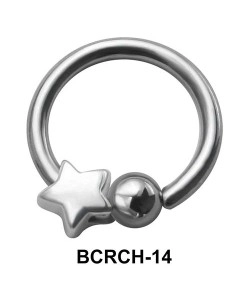 Star Closure Rings Charms BCRCH-14