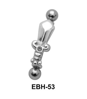 Knife Shaped Eyebrow Piercing EBH-53