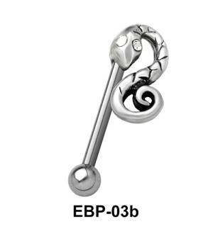Snake Shaped Eyebrow Piercing EBP-03