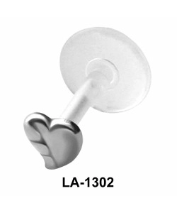 Held Heart Labrets Push-in LA-1302