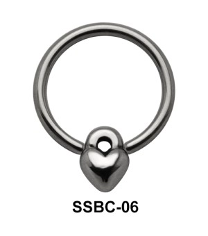 Lock n Heart Closure Rings Mini Attachments SSBC-06