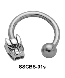 Dragon Faced Circular Barbells SSCBS-01s