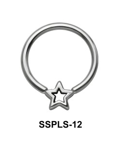 Hollow Star Closure Rings Mini Attachments SSPLS-12