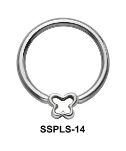 Hollow Butterfly Closure Rings Mini Attachments SSPLS-14