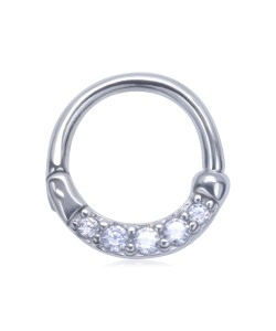 Hinge Segment Piercing Ring STCR-122