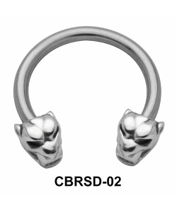 Wild Style Nipple Circular Barbell CBRSD-02
