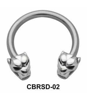 Wild Style Nipple Circular Barbell CBRSD-02