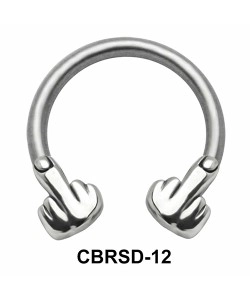Fuck Design Nipple Circular Barbell CBRSD-12