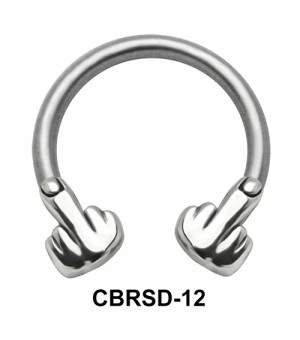 Fuck Design Nipple Circular Barbell CBRSD-12