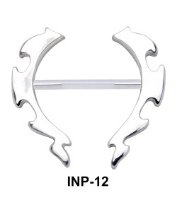 Awesome Flame Invisible Nipple Piercing INP-12