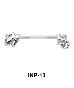 Impressive Lizard Invisible Nipple Piercing INP-13