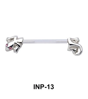 Impressive Lizard Invisible Nipple Piercing INP-13