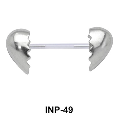 Broken Heart Nipple Piercing INP-49