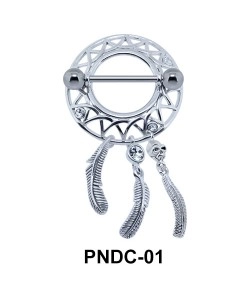Dream Catcher Nipple Piercing PNDC-01
