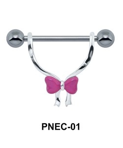 Pretty Bow Nipple Piercing PNEC-01