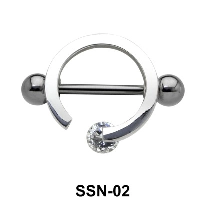 Circle Shaped Nipple Piercing SSN-02