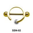 Circle Shaped Nipple Piercing SSN-02