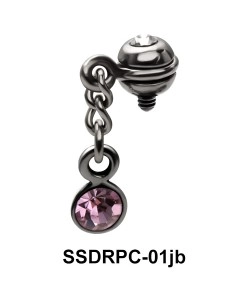 Dermal Dangling With Rhinestone SSDRPC-01jb