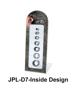 Empty 7 Holes Inside Design Tunnels Display JPL-D7