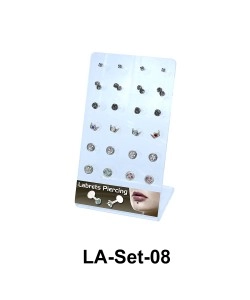 24 Labret Push-in Set LA-Set-08