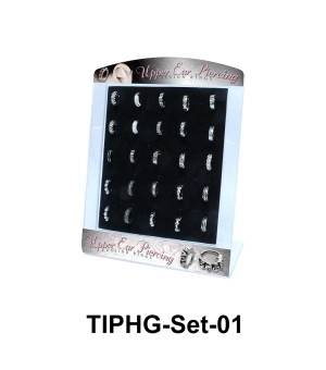 25 Upper Ear Piercing Rings Set TIPHG-Set-01